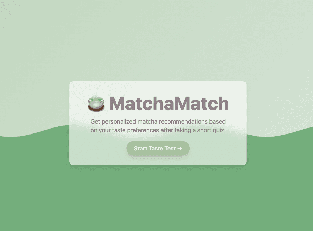 MatchaMatch